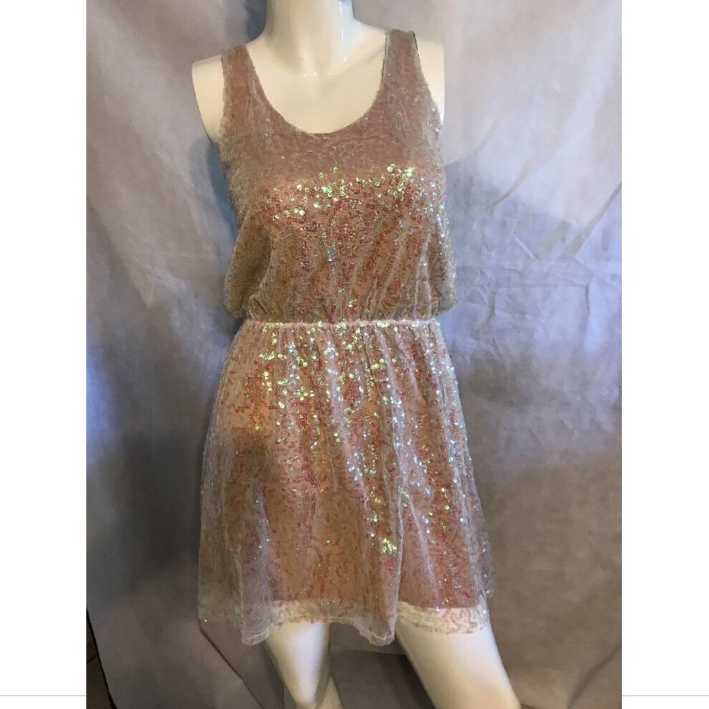 NEW! Dress the Population 'Maryann' Sleeveless Sequin Dress [Sz:‎ XS ]